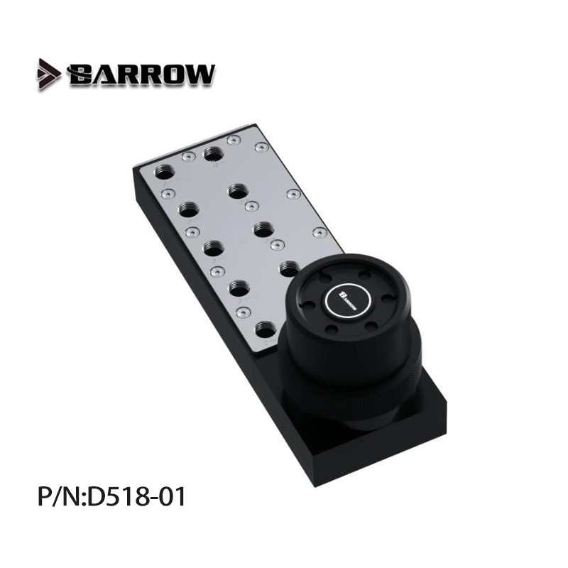 Integrated Pump Reservoir Distro Plate - แผ่นกระจายความร้อน/บอร์ดสแตนเลส Barrow DC17-01 สำหรับพีซี ระบบระบายความร้อนหลายการ์ดจอ /