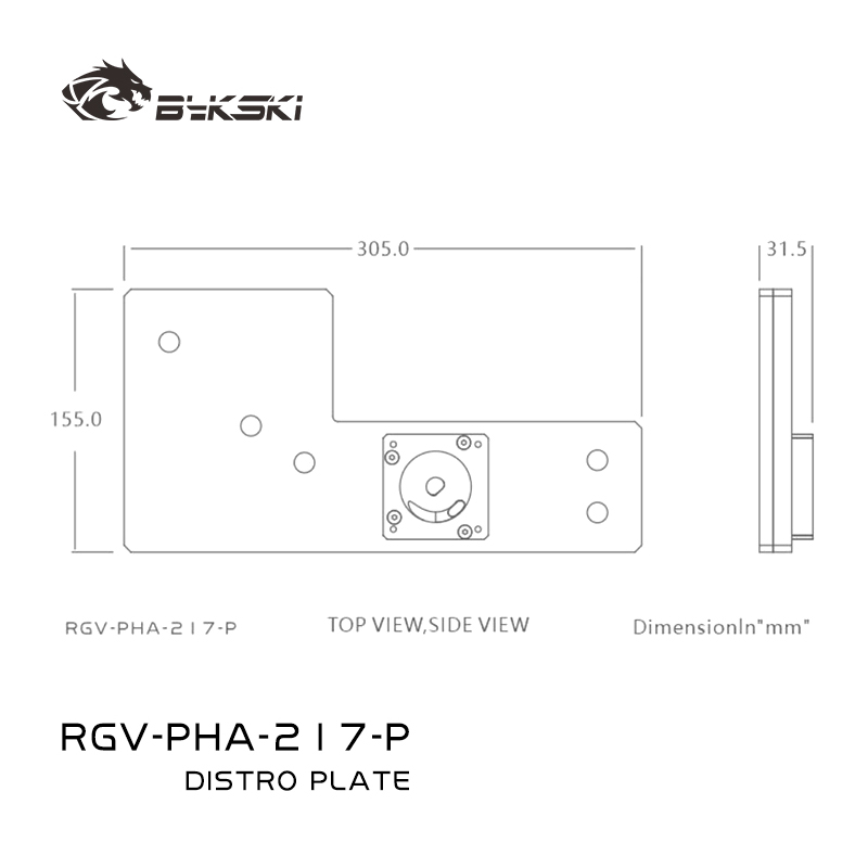แผ่นอะคริลิค Bykski RGV-PHA-21 - Distro Plate Ddc Pump Combo บทวิจารณ์และราคา