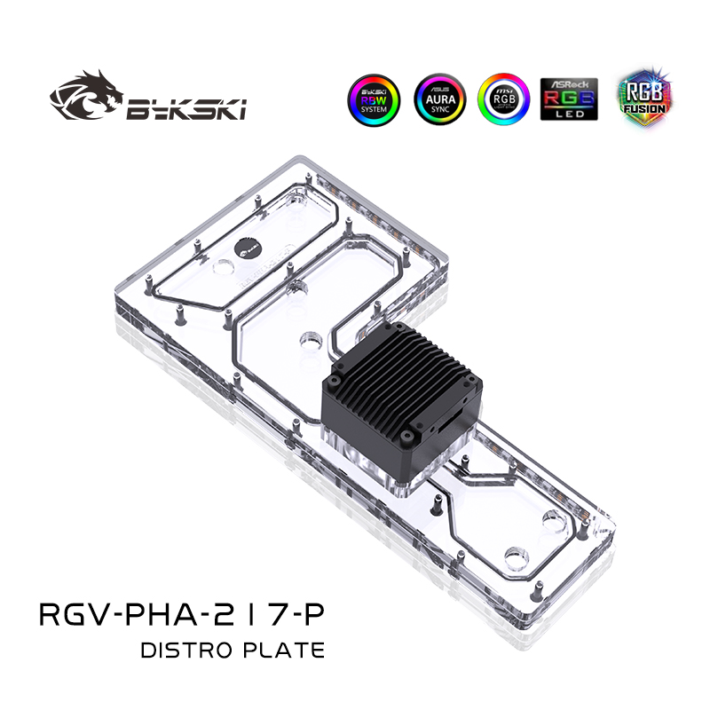 แผ่นอะคริลิค Bykski RGV-PHA-21 - Distro Plate Ddc Pump Combo บทวิจารณ์และราคา